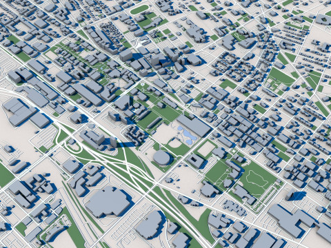 Saint Loui City USA Modello 3D