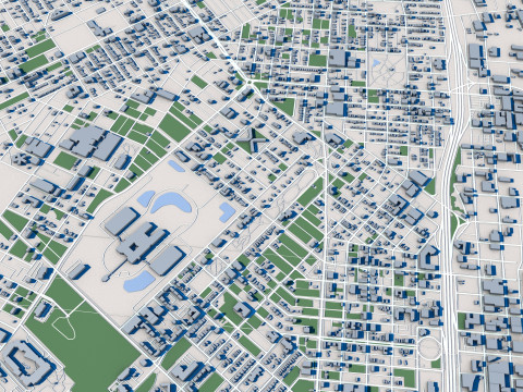 Saint Loui City USA Modello 3D