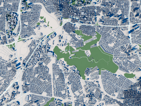 San Juan City Puerto Rico Modello 3D