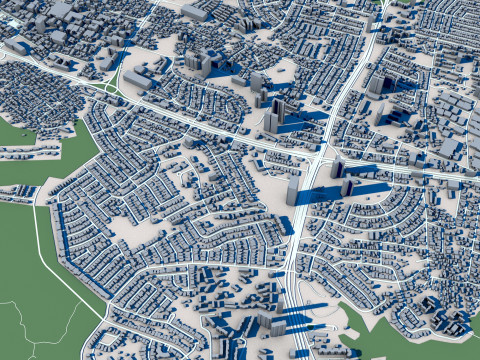 San Juan City Puerto Rico Modello 3D
