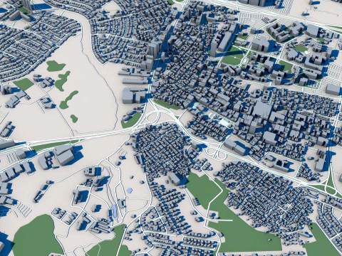 San Juan City Puerto Rico 3D Model