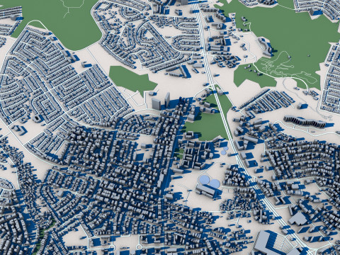 San Juan City Puerto Rico Modello 3D