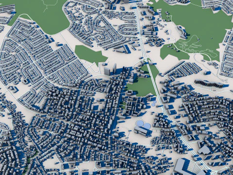 San Juan City Puerto Rico 3D Model