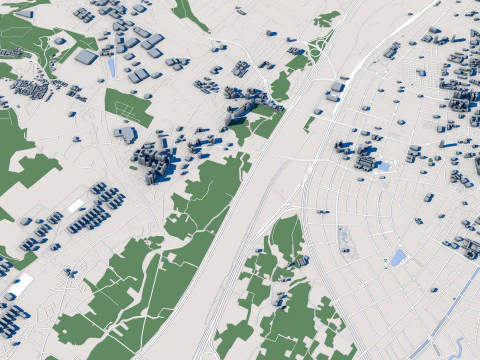 Taichung City Taiwan 3D Model