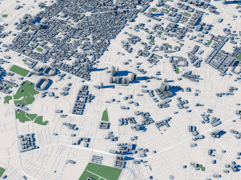 Tainan City Taiwan 3D Model