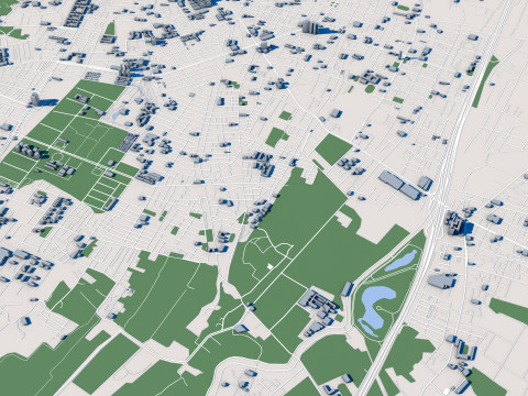 Tainan City Taiwan 3D 모델
