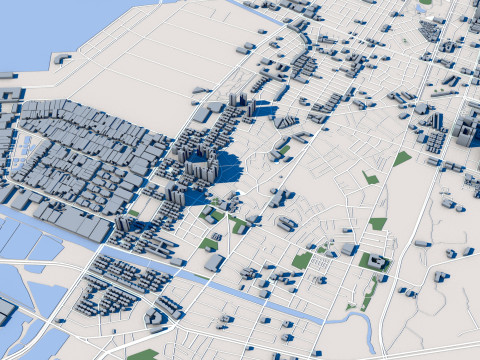 Tainan City Taiwan 3D 모델