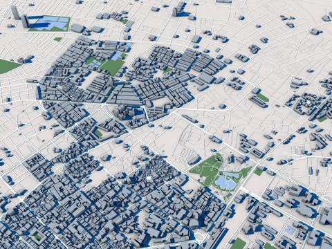 Tainan City Taiwan 3D 모델