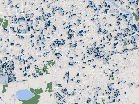 Taoyuan City Taiwan 3D Model