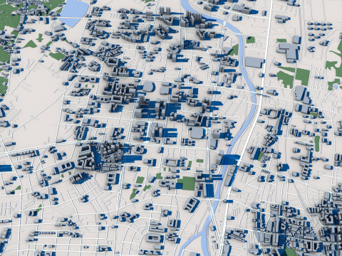 Taoyuan City Taiwan 3D-Modell