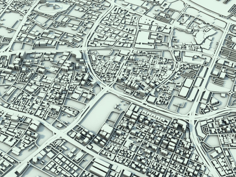 Doha City Qatar 3D Model