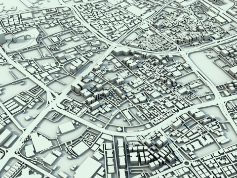 Doha City Qatar 3D Модель