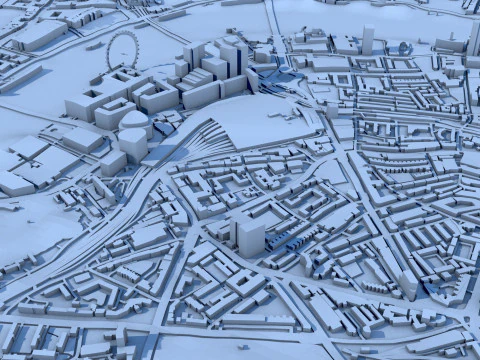 London City England 3D Model