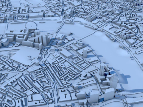 London City England 3D Model