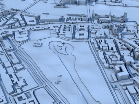 London City England 3D Model