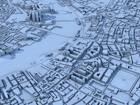 London City England 3D Model