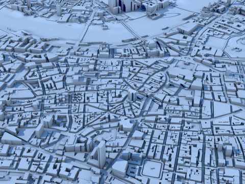 London City England 3D Model