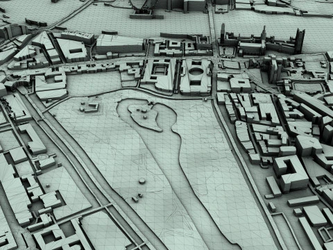 London City England 3D Model