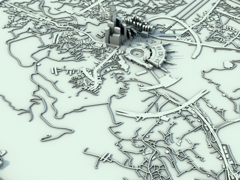 Mecca Downtown Saudi Arabia 3Dモデル