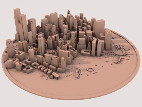 New York City United States Modelo 3D