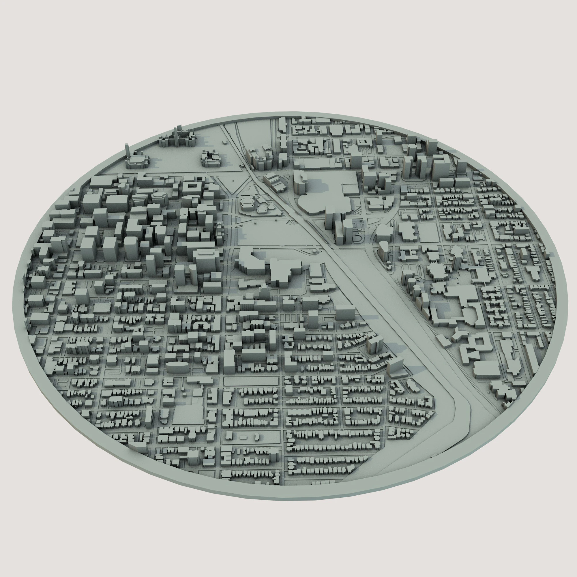 Ottawa City Canada 3D Model .c4d .max .obj .3ds .fbx .stl .blend 