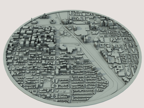 Ottawa City Canada 3D Model