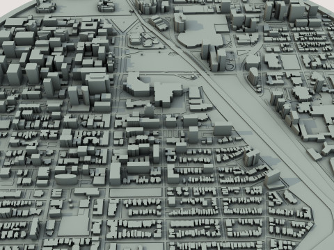 Ottawa City Canada Modelo 3D