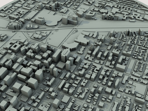 Ottawa City Canada Modelo 3D