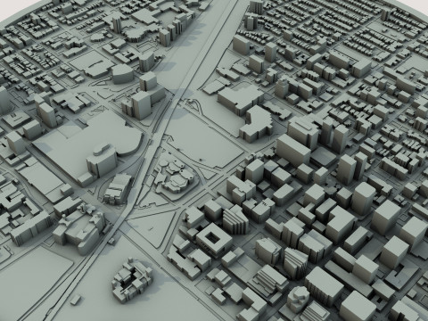 Ottawa City Canada Modelo 3D