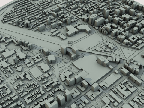 Ottawa City Canada Modelo 3D