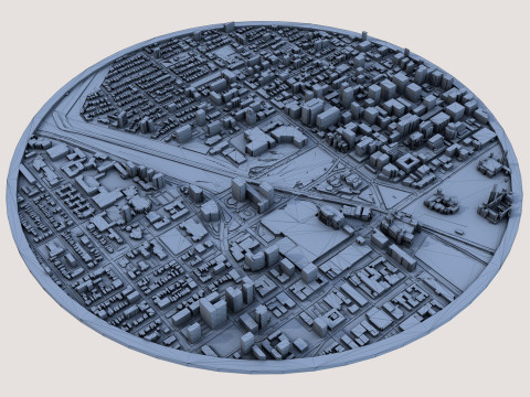 Ottawa City Canada Modelo 3D