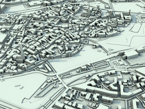 Tallinn City Estonia 3D Model