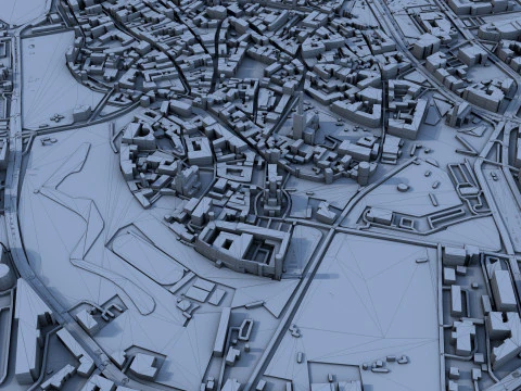 Tallinn City Estonia 3D Model