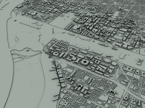 Washington City United States Modelo 3D