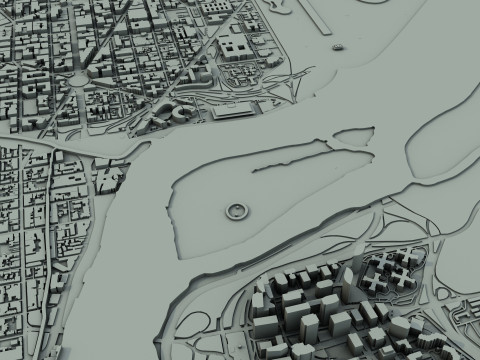 Washington City United States Modelo 3D