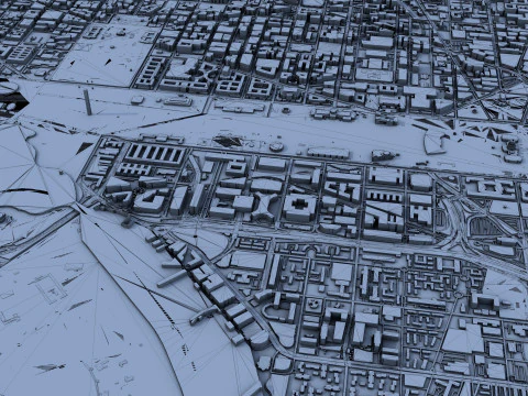 Washington City United States 3D Model
