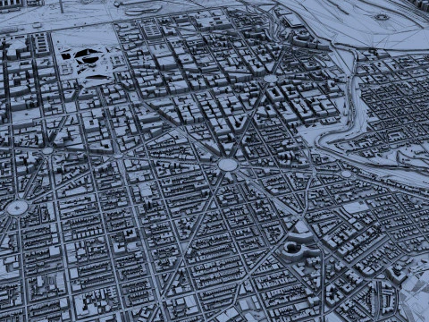 Washington City United States 3D Model
