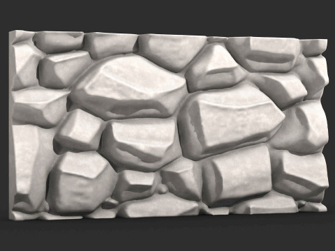 Stone Wall 052 Modello 3D