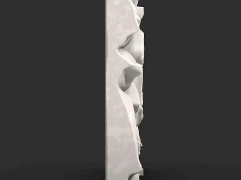 Stone Wall 052 3D Model