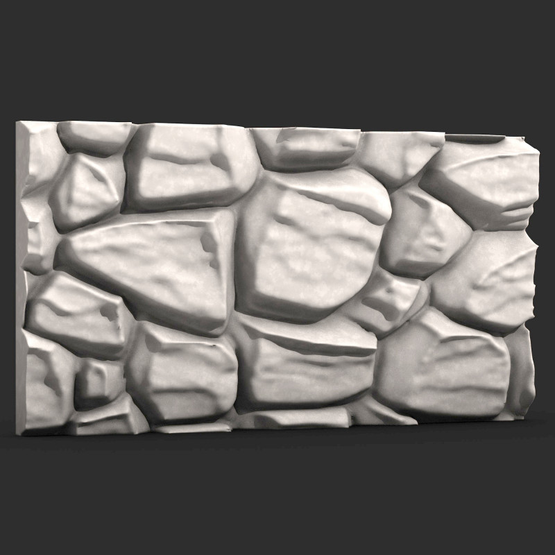 Stone Wall 053 3D मॉडल .c4d .max .obj .3ds .fbx .stl .blend 