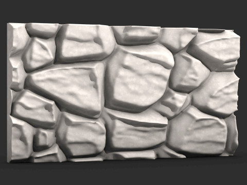 Stone Wall 053 3D मॉडल