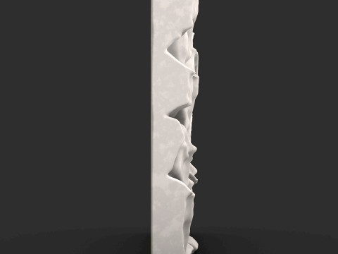 Stone Wall 053 3D मॉडल