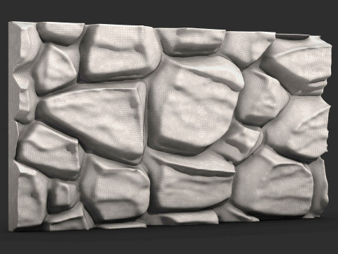 Stone Wall 053 3D मॉडल