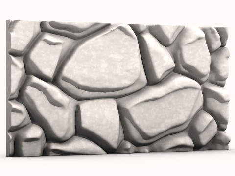 Stone Wall 054 Modello 3D