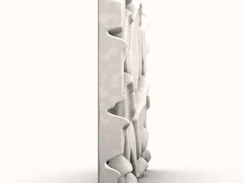 Stone Wall 054 3D Model