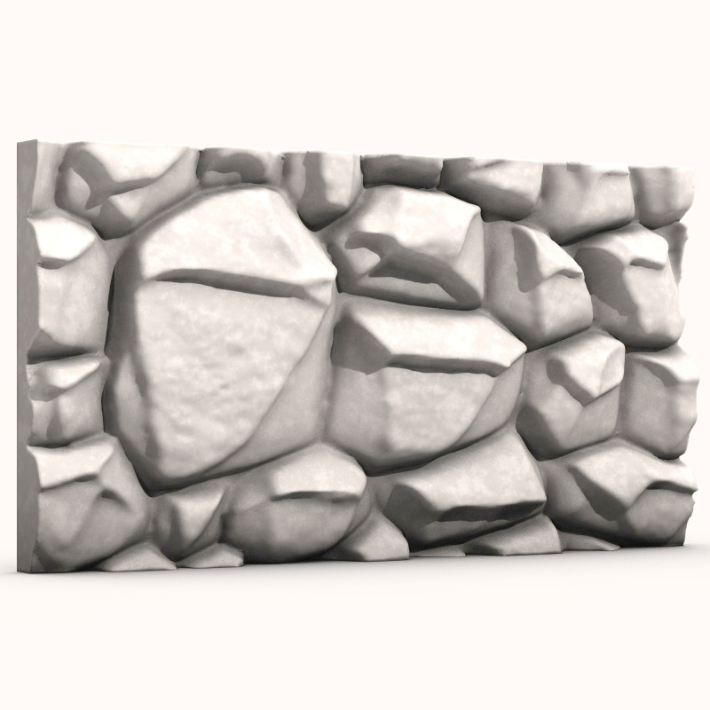 Stone Wall 055 Modelo 3D .c4d .max .obj .3ds .fbx .stl .blend 