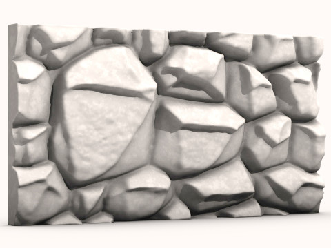 Stone Wall 055 3Dモデル