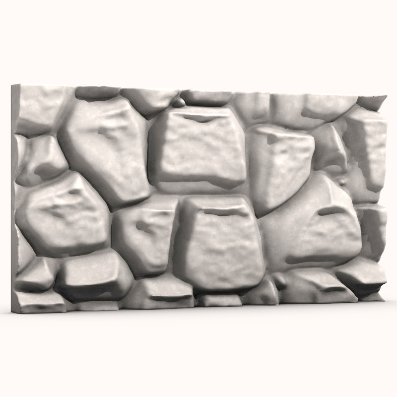 Stone Wall 056 3D 模型 .c4d .max .obj .3ds .fbx .stl .blend 