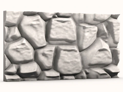 Steinmauer 056 3D Modell