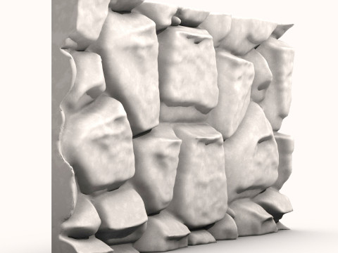 Stone Wall 056 3D 模型